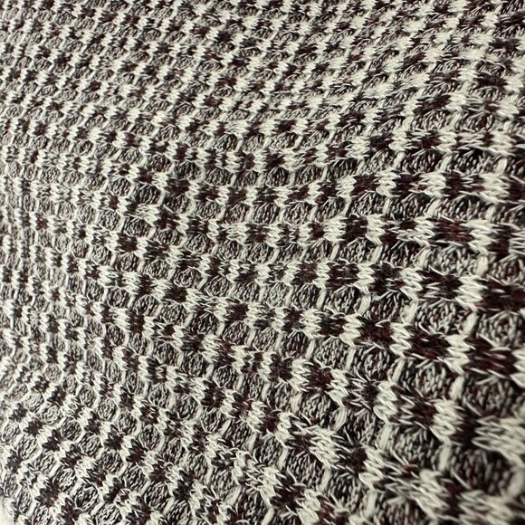 Free People Waffle Knit Mock Neck Long Sleeve Crop With Thumbholes Size Medium - Picture 2 of 9